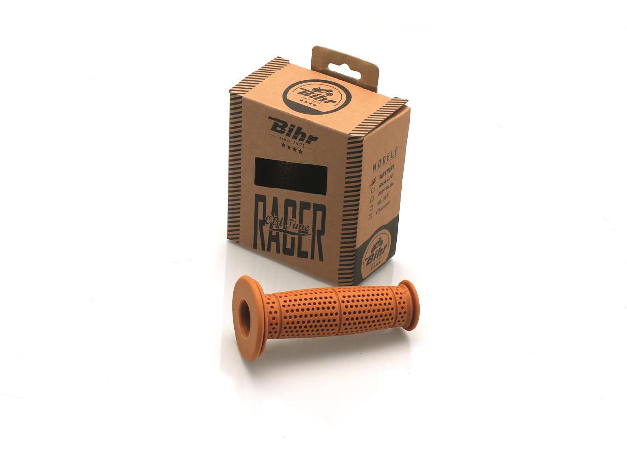 Poignée Vintage Moto Bihr Muddy Caramel - Ø22mm