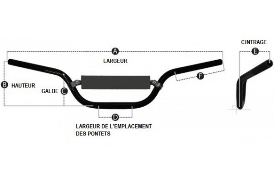 Potence De Guidon HSIN LUNG – Acier, 22,2mm, L.140mm – Noir – Vélo Cyclotourisme – Occasion