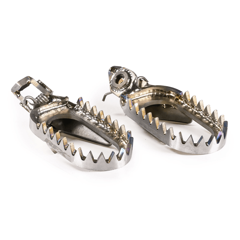 Repose-Pieds Titane RFX Pro Series anti-boue pour Husqvarna TE 150 (24-24) - FXFR 50400 GPTI Repose-Pieds Titane RFX Pro Series anti-boue pour Husqvarna TE 150 (24-24) - FXFR 50400 GPTI