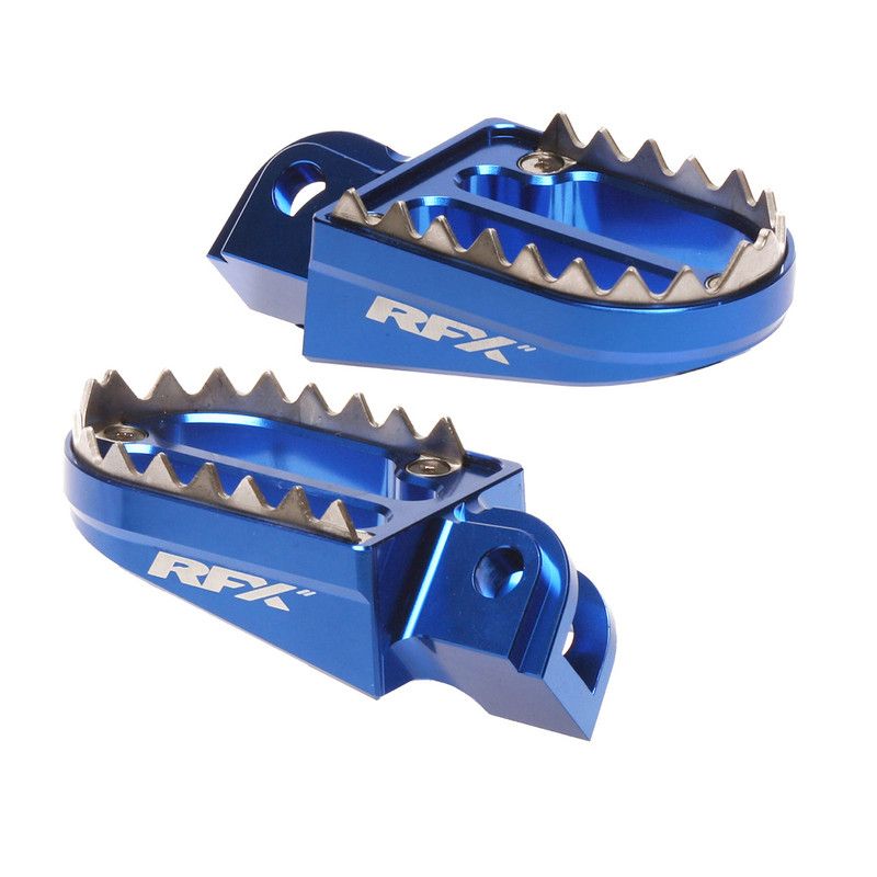 Paire de Repose-pieds RFX Pro Bleu pour Gas Gas MC 50 (21-24) - FXFR7020099BU Paire de Repose-pieds RFX Pro Bleu pour Gas Gas MC 50 (21-24) - FXFR7020099BU