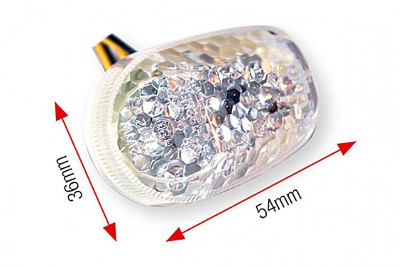 Clignotant LED Adaptables de Carénage Moto pour GSX-R 600 & GSX-R 1000  (96-01)
