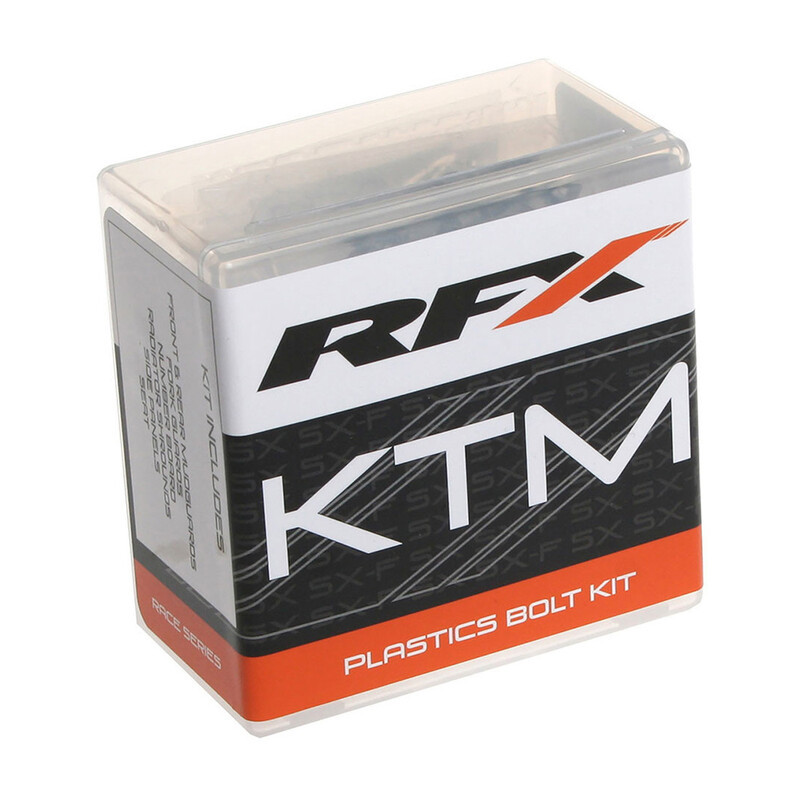 Kit Visserie Plastiques RFX Race Series pour KTM 250 SX-F (16-23) - FXBK5080055SV Kit Visserie Plastiques RFX Race Series pour KTM 250 SX-F (16-23) - FXBK5080055SV