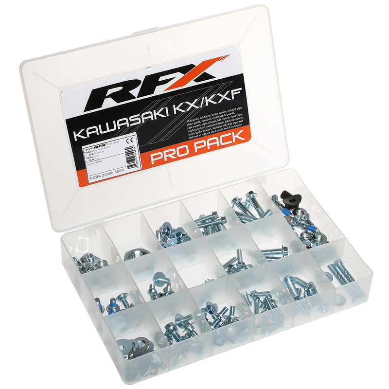 Kit Visserie Type OEM RFX Race Series Pro pour Kawasaki KX 125 (02-08) - FXBK2050055SV