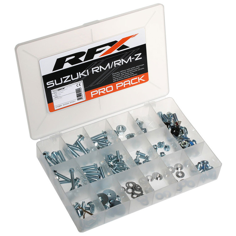 Kit Visserie Type OEM RFX Race Series Pro pour Suzuki RM-Z 450 (07-26) - FXBK3050055SV Kit Visserie Type OEM RFX Race Series Pro pour Suzuki RM-Z 450 (07-26) - FXBK3050055SV