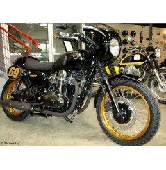 Plaques numéro latérales Kawasaki W650 & W800