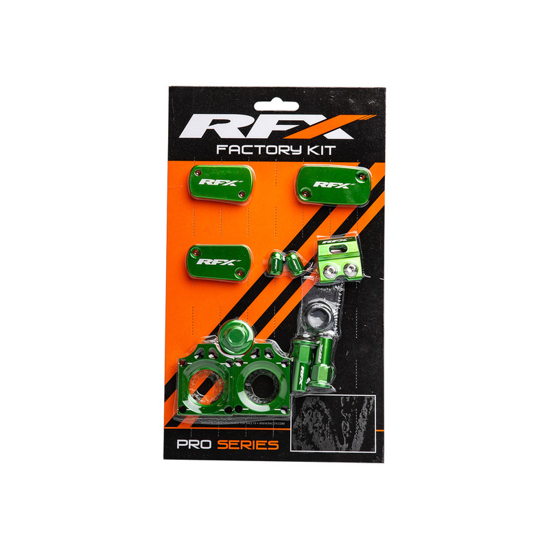 Kit Pièces Anodisées RFX Factory pour Kawasaki KX 450 (19-23) - FXFK2030099GN