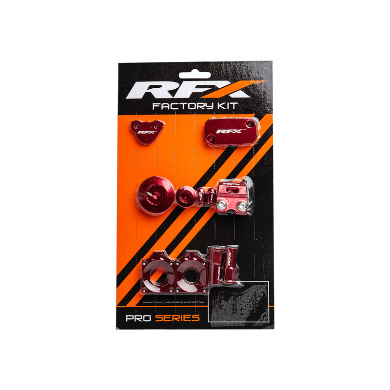 Kit Pièces Anodisées RFX Factory pour Honda CRF 250 R (19-26) - FXFK1080099RD Kit Pièces Anodisées RFX Factory pour Honda CRF 250 R (19-26) - FXFK1080099RD