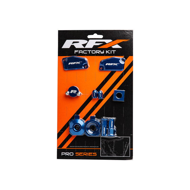 Kit Pièces Anodisées RFX Factory pour Husqvarna TC 65 (17-25) - FXFK5200099BU Kit Pièces Anodisées RFX Factory pour Husqvarna TC 65 (17-25) - FXFK5200099BU