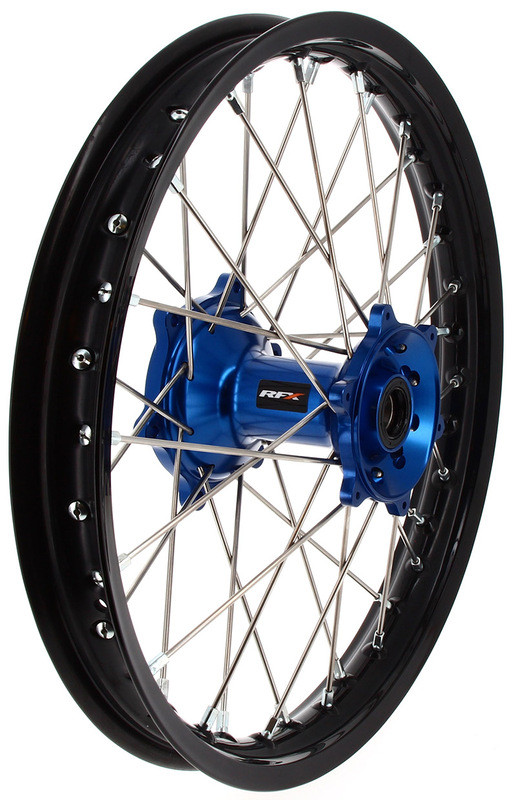 Roue Arrière Complète Moyeu Bleu RFX Race MX 19x1,85 pour Yamaha YZ 125 (99-26) - FXWH 40011 55BL