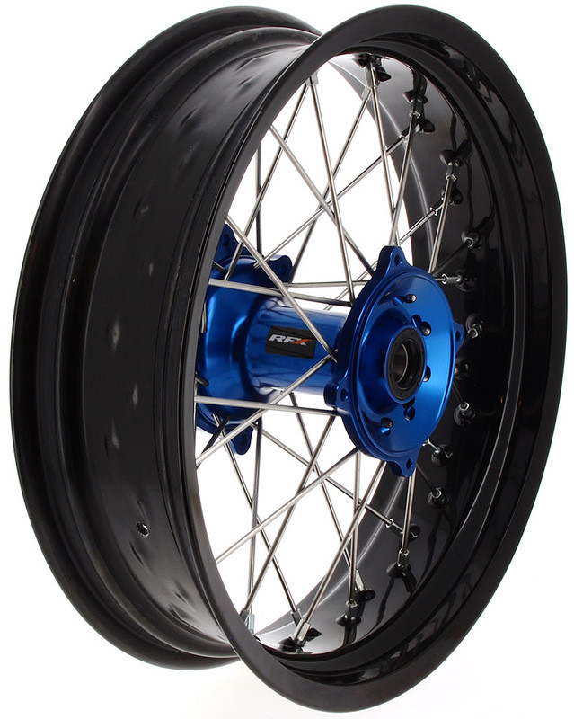 Roue Arrière Complète Moyeu Bleu RFX Race SM 17x4,50 pour Suzuki RM-Z 250 (07-26) - FXWH 30031 55BL