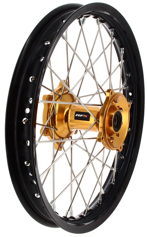Roue Arrière Complète Moyeu Gold RFX Race MX 19x1,85 pour Suzuki RM-Z 250 (07-26) - FXWH 30011 55GD