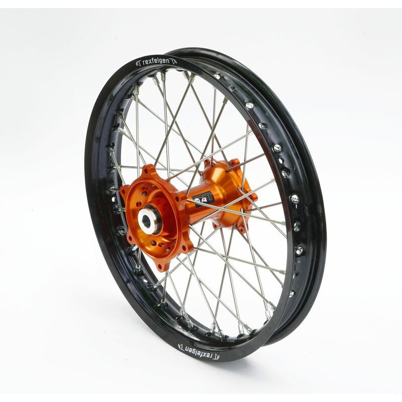 Roue Arrière Complète Moyeu Orange RFX Race MX 18x2,15 pour KTM 144 SX (07-08) - FXWH 50021 55OR Roue Arrière Complète Moyeu Orange RFX Race MX 18x2,15 pour KTM 144 SX (07-08) - FXWH 50021 55OR