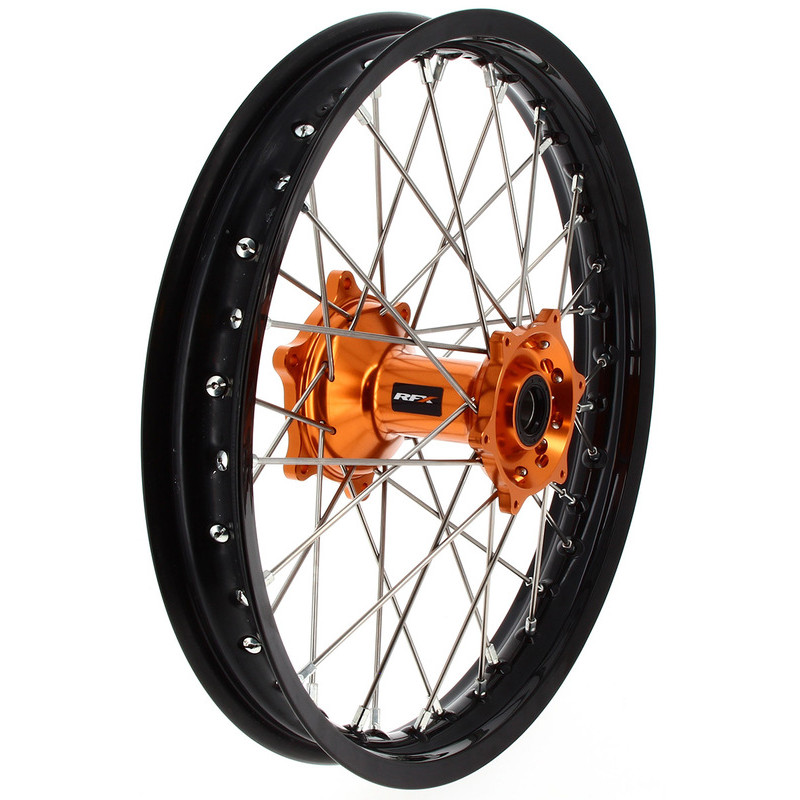 Roue Arrière Complète Moyeu Orange RFX Race MX 19x2,15 pour KTM 125 SX (13-22) - FXWH 50012 55OR Roue Arrière Complète Moyeu Orange RFX Race MX 19x2,15 pour KTM 125 SX (13-22) - FXWH 50012 55OR