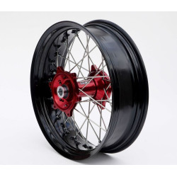 Roue Arrière Complète Moyeu Rouge RFX Race SM 17x4,50 pour KTM 350 SX-F (13-22) - FXWH 50032 55RD