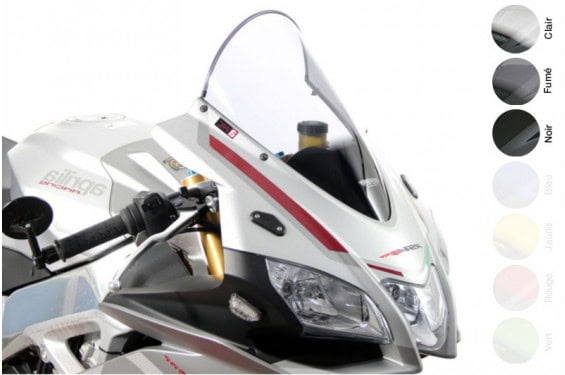 Bulle Racing Moto MRA +10mm pour RSV 4 RR et RF (15-20)