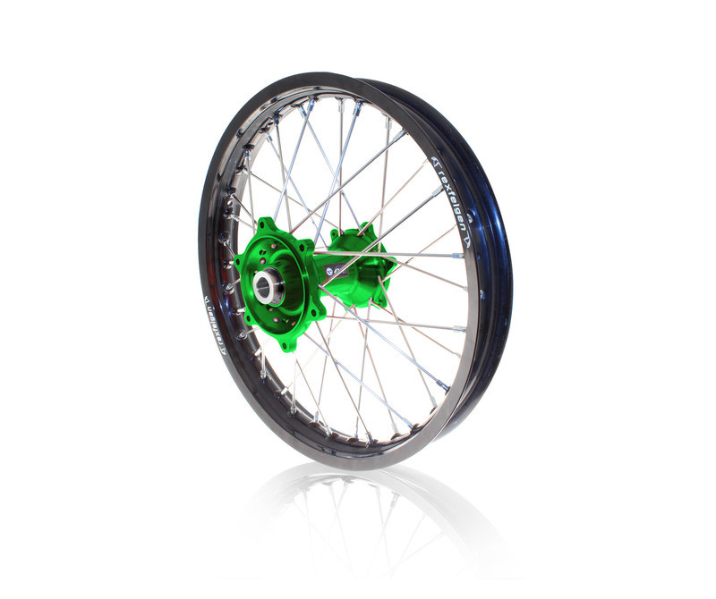 Roue Arrière Complète Moyeu Vert RFX Race MX 19x2,15 pour Kawasaki KX 450 (19-23) - FXWH 20012 55GN