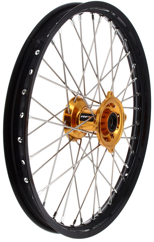 Roue Avant Complète Moyeu Gold RFX Race MX 21x1,60 pour Suzuki RM-Z 450 (05-26) - FXWH 30001 55GD