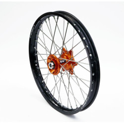Roue Avant Complète Moyeu Orange RFX Race MX 21x1,60 pour KTM 500 EXC-F (17-24) - FXWH 50002 55OR