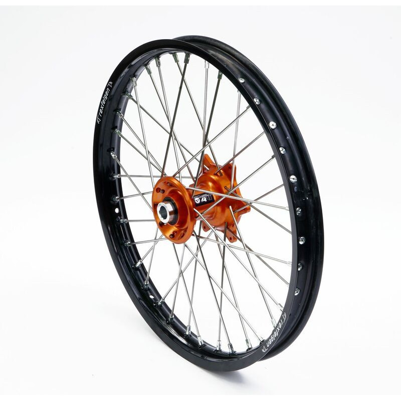 Roue Avant Complète Moyeu Orange RFX Race MX 21x1,60 pour KTM 525 SX Racing (03-06) - FXWH 50001 55OR Roue Avant Complète Moyeu Orange RFX Race MX 21x1,60 pour KTM 525 SX Racing (03-06) - FXWH 50001 55OR