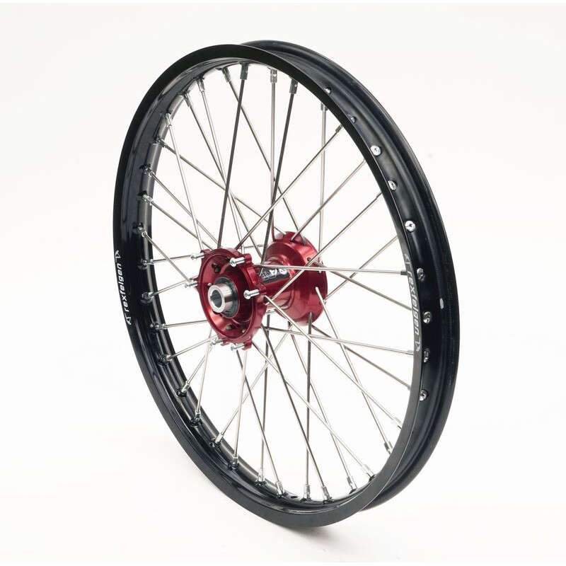 Roue Avant Complète Moyeu Rouge RFX MX 21x1,60 pour Fantic XXF 450 (22-26) - FXWH 40003 55RD Roue Avant Complète Moyeu Rouge RFX MX 21x1,60 pour Fantic XXF 450 (22-26) - FXWH 40003 55RD
