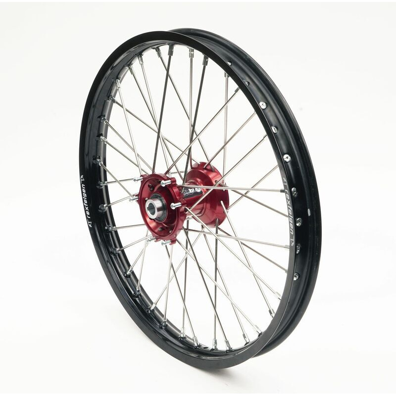 Roue Avant Complète Moyeu Rouge RFX Race MX 21x1,60 pour Beta RR 350 4T Enduro (13-19) - FXWH 60001 55RD Roue Avant Complète Moyeu Rouge RFX Race MX 21x1,60 pour Beta RR 350 4T Enduro (13-19) - FXWH 60001 55RD