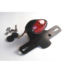 Support de plaque moto LSL avec feu LED integré - 731CL01SW