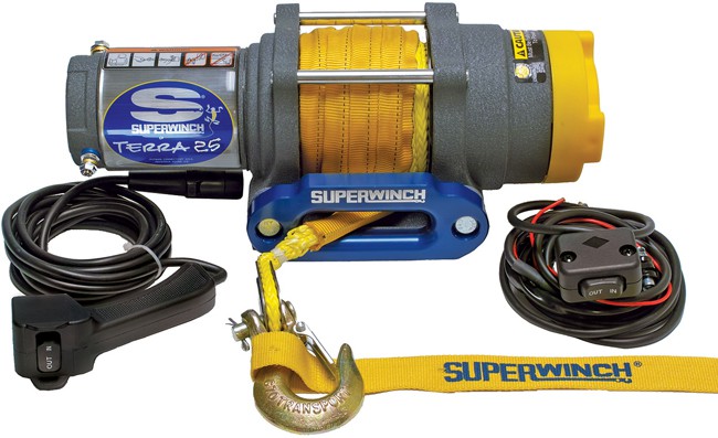 Treuil Electrique Quad Superwinch TERRA 25 SR Câble Synthétique