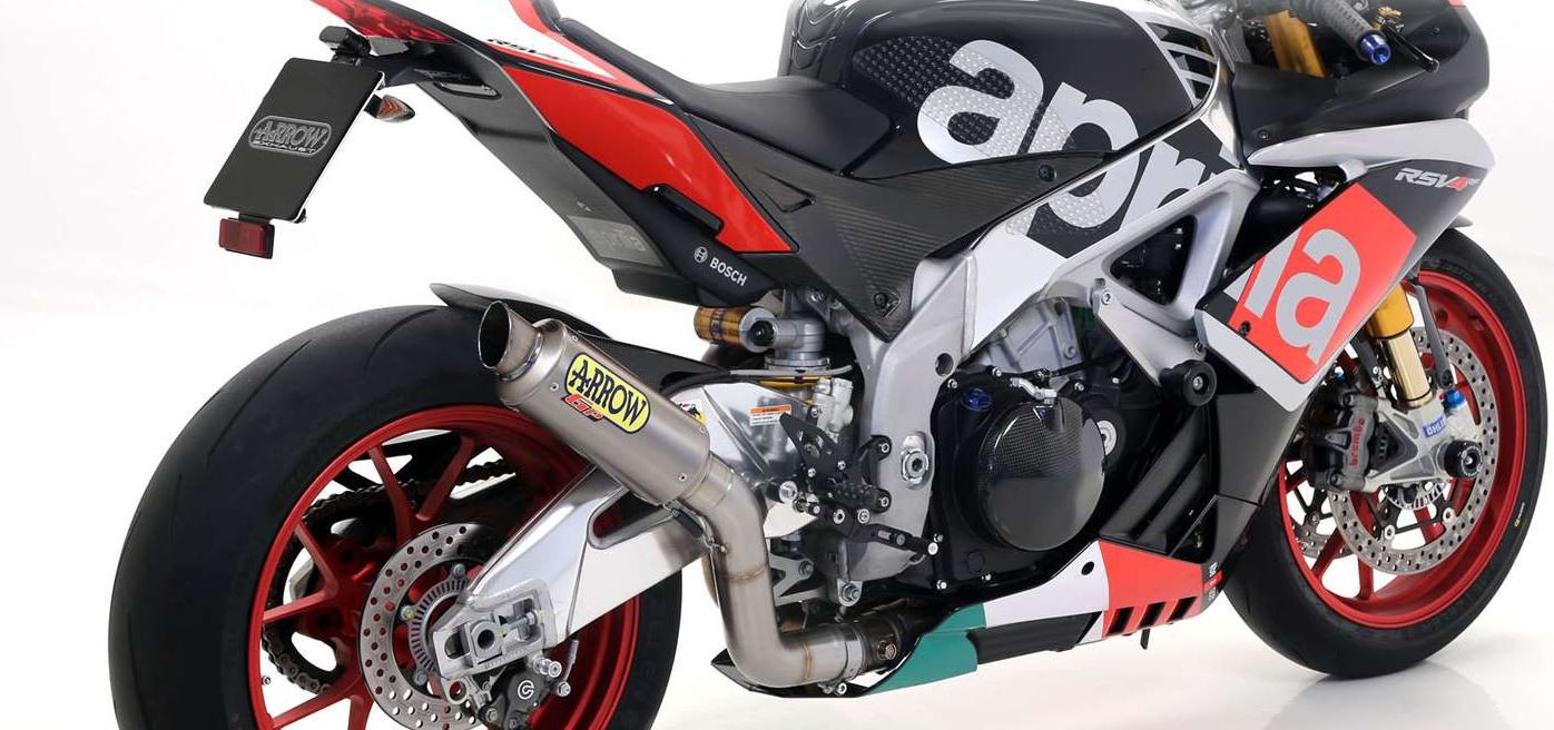 Silencieux Homologué ARROW GP2 pour Aprilia RSV4 RR et RF (15-16)