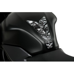 Protection de Réservoir Moto Universel Skull Party Black & White