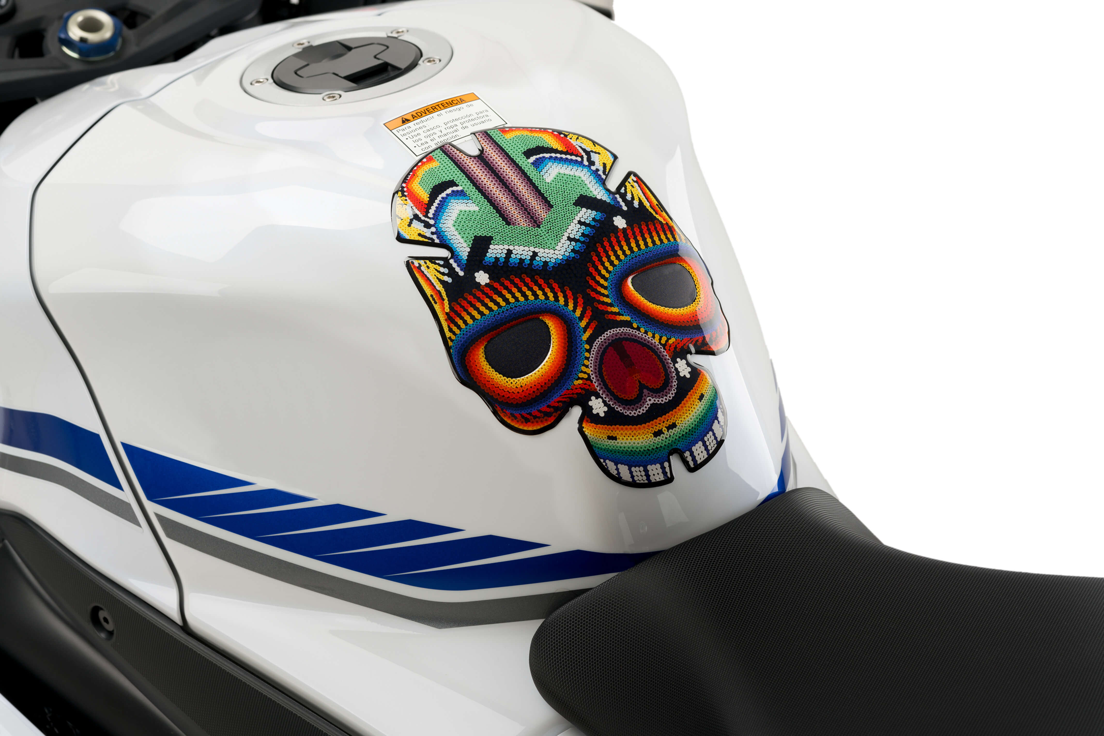 Protection de Réservoir Moto Universel Skull 1