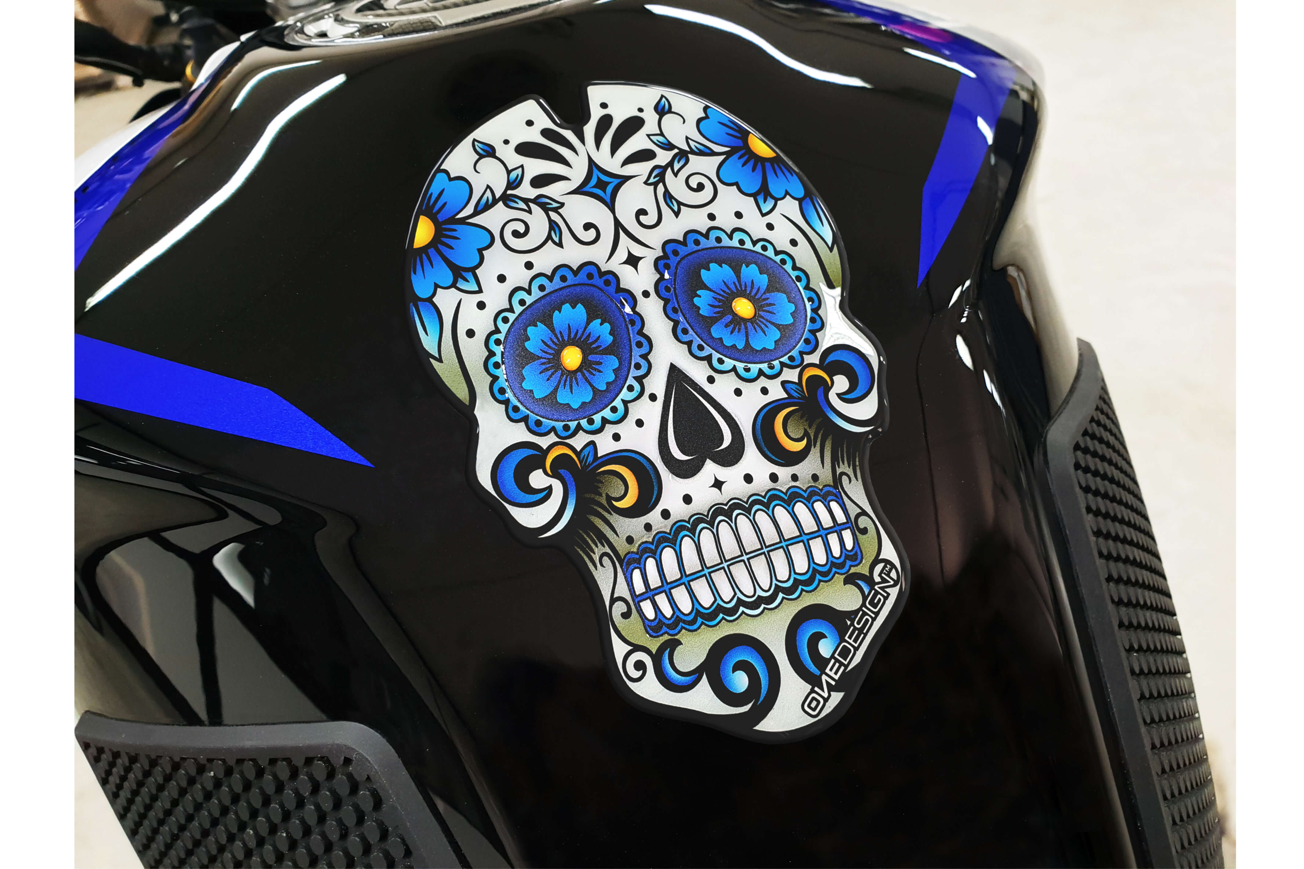 Protection de Réservoir Moto Universel Skull