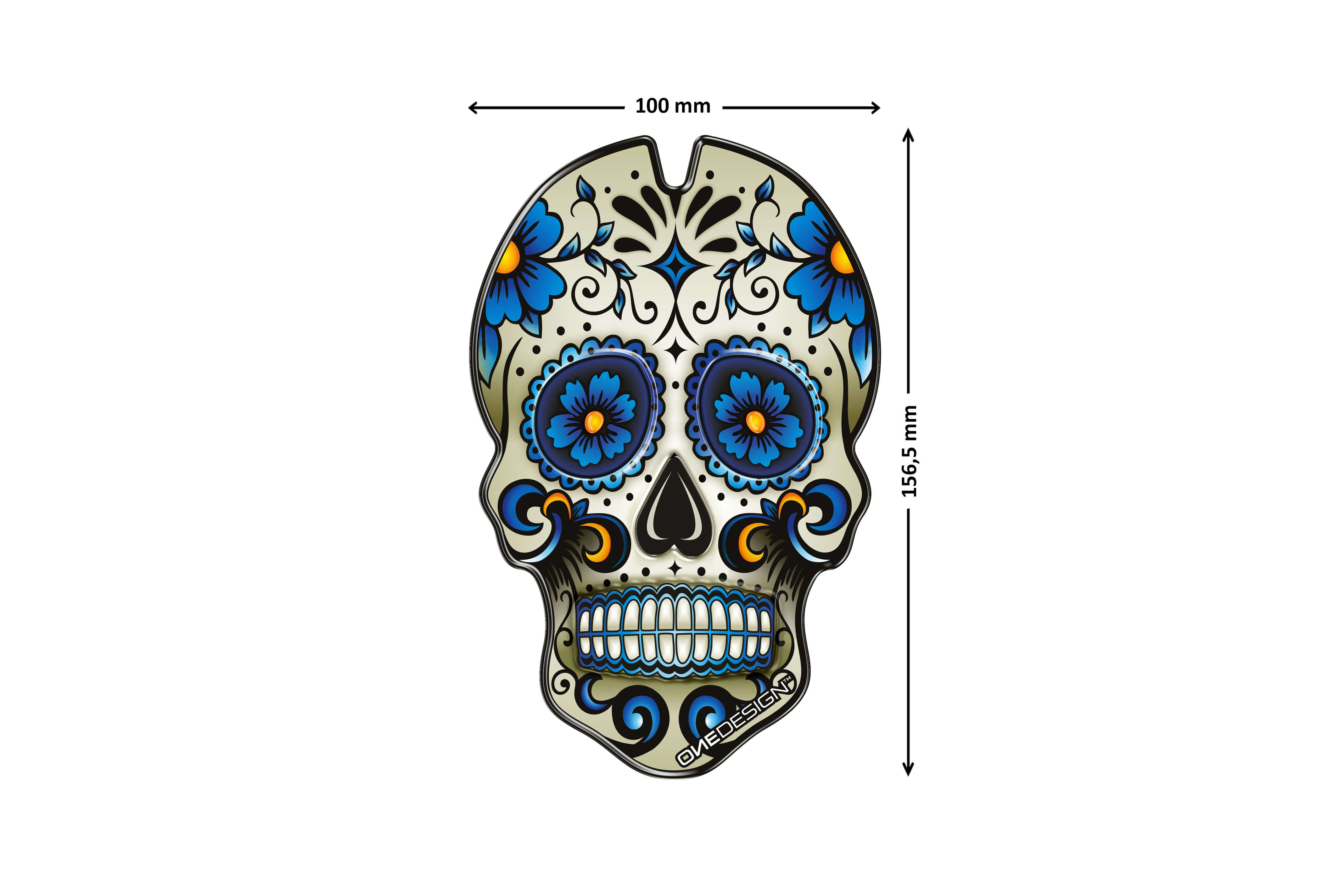 Protection de Réservoir Moto Universel Skull