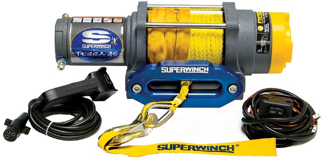 Treuil Electrique Quad Superwinch TERRA 45 SR Câble Synthétique