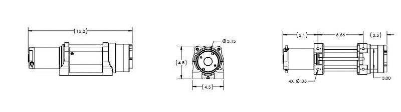 Treuil Electrique Quad Superwinch TERRA 45 SR Câble Synthétique