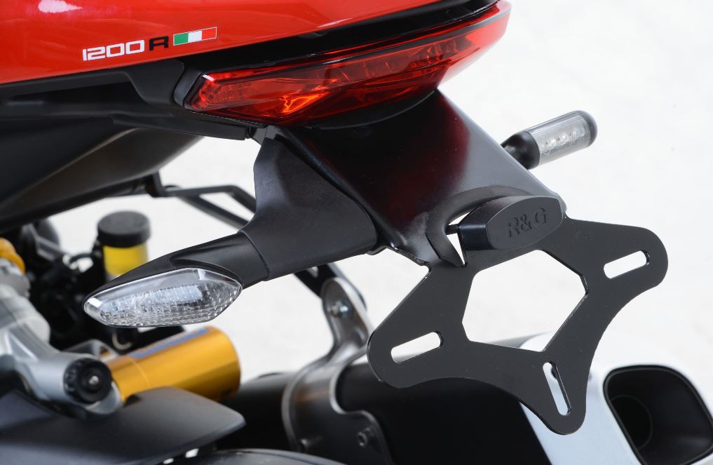 Support de Plaque R&G pour Ducati Monster 1200 R (16-17) - LP0191BK
