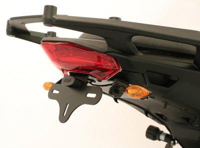 Support de Plaque R&G pour Ducati Multistada 1200, 1200 S (10-14) - LP0096BK