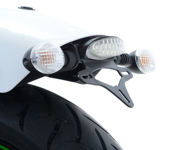 Support de Plaque R&G pour Kawasaki 650 Vulcan S (15-24) 650 Vulcan Cafe (17-24) - LP0186BK
