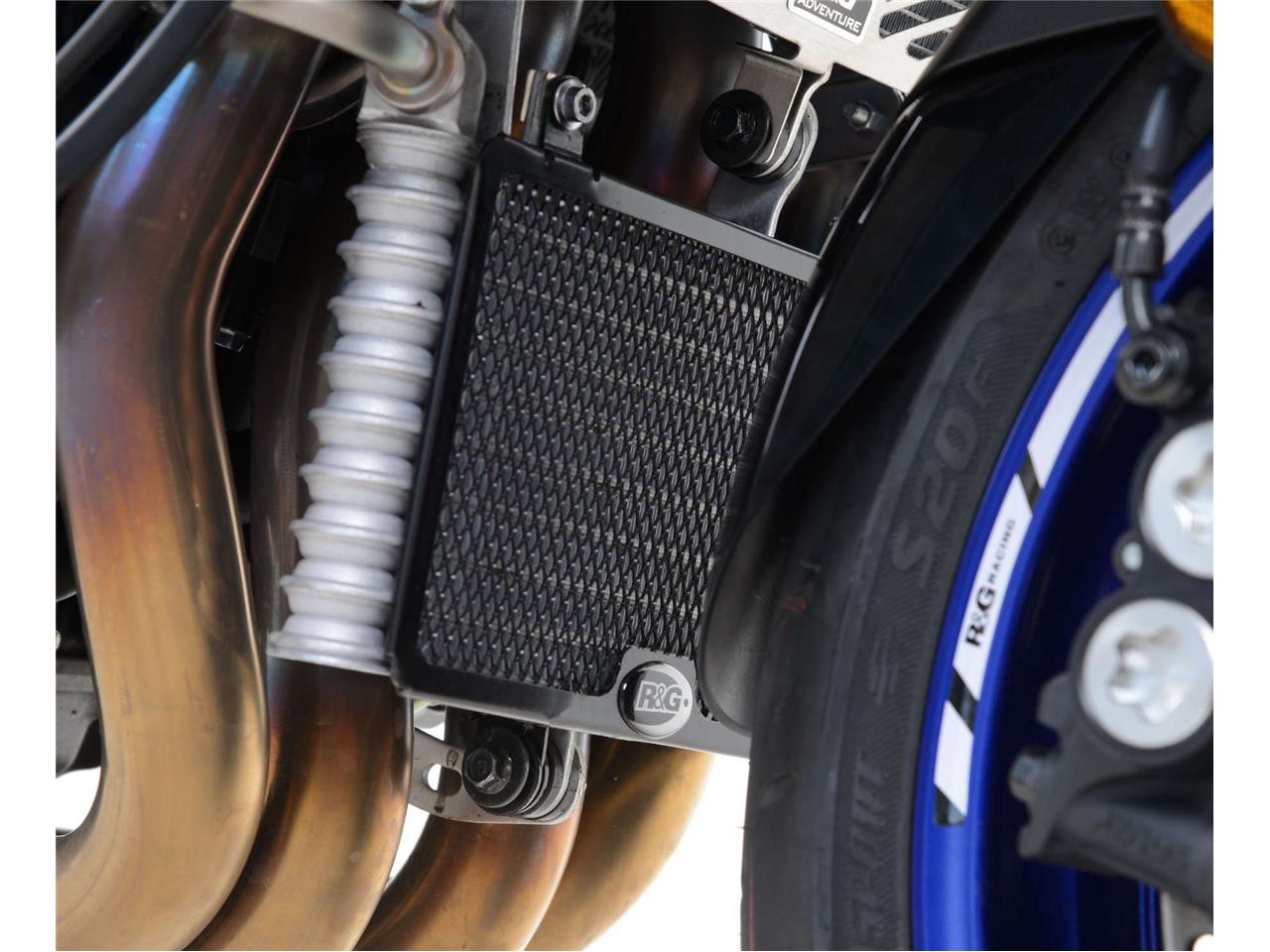Protection de Radiateur d'Huile Alu R&G pour Yamaha MT-10 (16-24) - OCG0029BK
