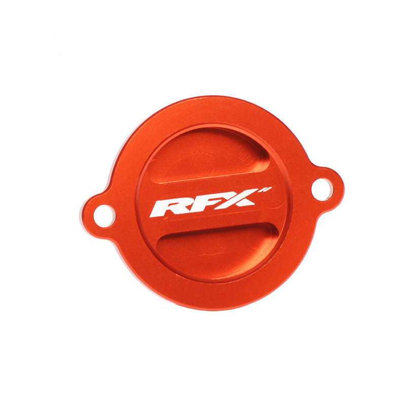 Couvercle de Filtre à Huile Orange RFX Pro pour KTM 990 Super Duke (09-13) - FXFC5030099OR Couvercle de Filtre à Huile Orange RFX Pro pour KTM 990 Super Duke (09-13) - FXFC5030099OR