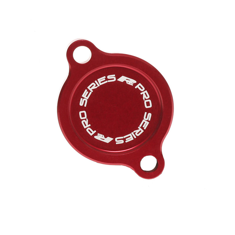 Couvercle de Filtre à Huile Rouge RFX Pro pour Kawasaki KX 250 (19-26) - FXFC2010099RD