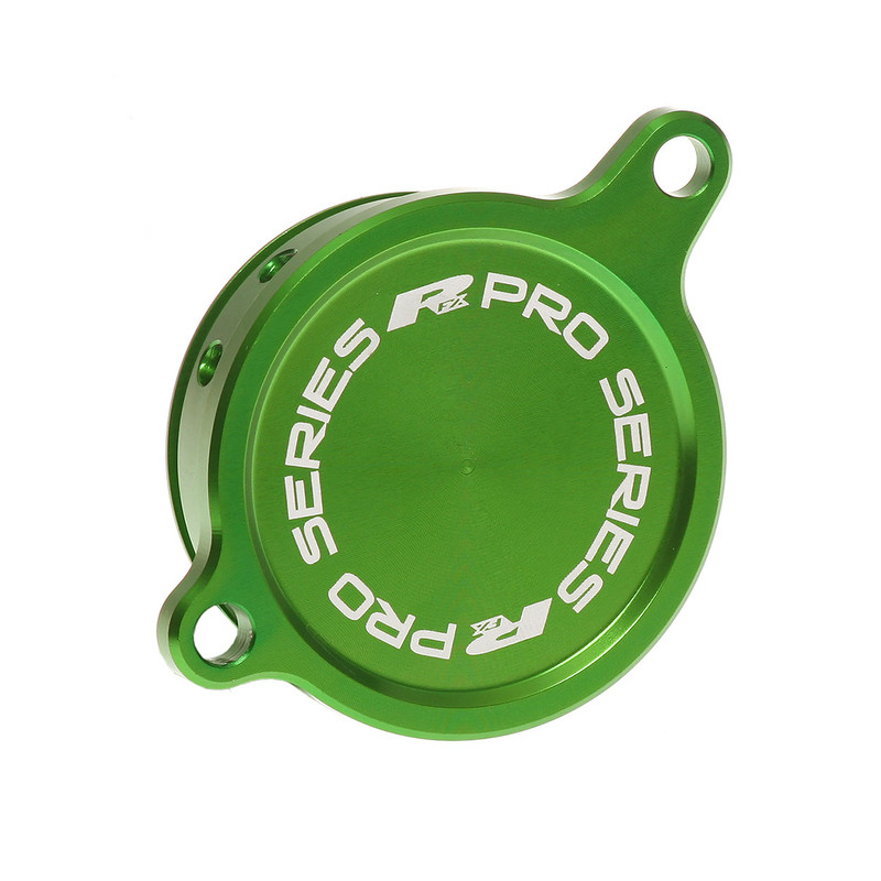 Couvercle de Filtre à Huile Vert RFX Pro pour Kawasaki KX 450 F (06-15) - FXFC2020099GN