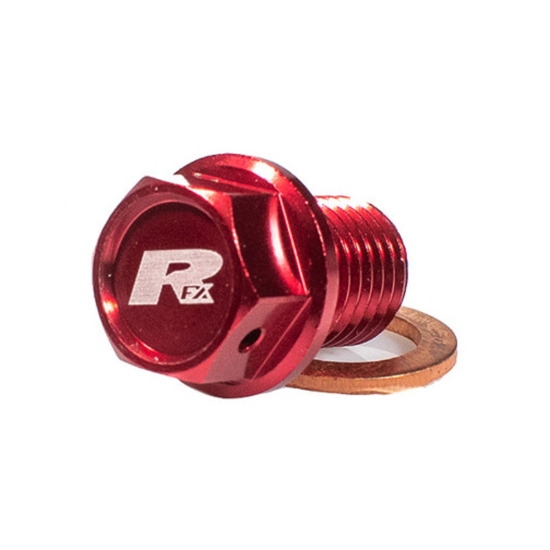 Bouchon de Vidange Aimanté Rouge RFX M12 x 12mm x 1,50 pour KTM 150 EXC (25-25) - FXDB5010099RD Bouchon de Vidange Aimanté Rouge RFX M12 x 12mm x 1,50 pour KTM 150 EXC (25-25) - FXDB5010099RD