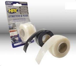 Ruban adhésif Auto vulcanisant HPX Stretch&Fuse 1.80 mètres