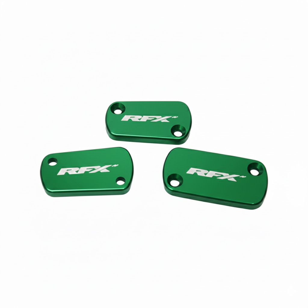 Couvercle de maître cylindre RFX Pro Vert pour Kawasaki KX 450 (19-23) - FXRC2120099GN