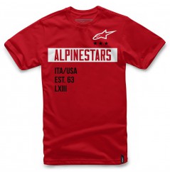 T-Shirt Alpinestars VALIANT Rouge