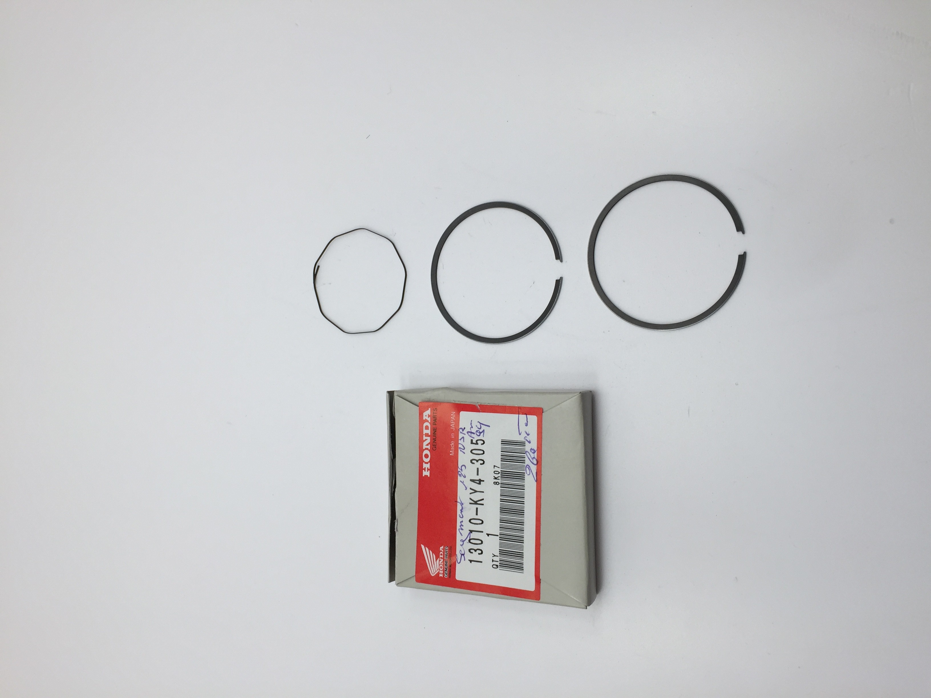 Jeu de bague de piston pour Honda NSR125 (89-01), CRM125 (90-99) Pièce d'origine Neuve  