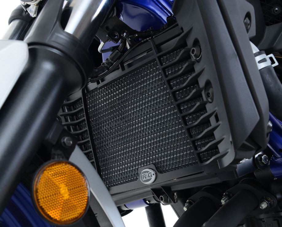 Protection de Radiateur Alu R&G pour Yamaha MT-03 (16-21) YZF-R3 (15-24) - RAD0205BK