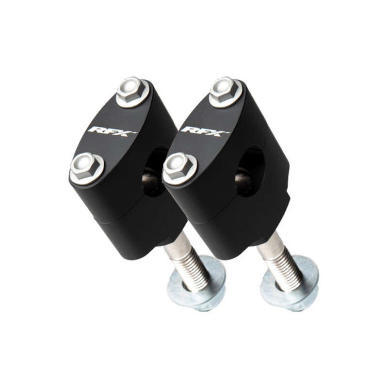 Pontet de guidon RFX Race 22.2mm Noir pour Honda CR 250 R (97-07)
