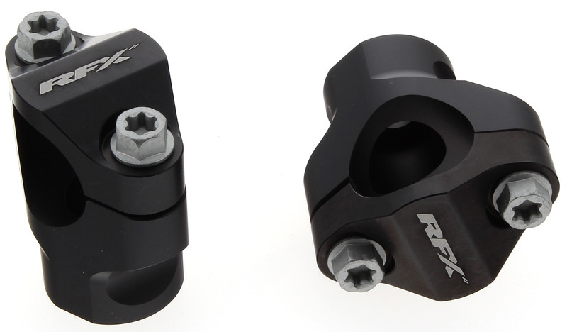 Pontet de guidon RFX Race 28.6mm Noir pour ktm, Husqvarna, GasGas