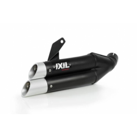 Ligne d'Échappement Ixil Dual Hyperlow Black Xl pour Kawasaki Z 650 Ninja 650 (17-19)